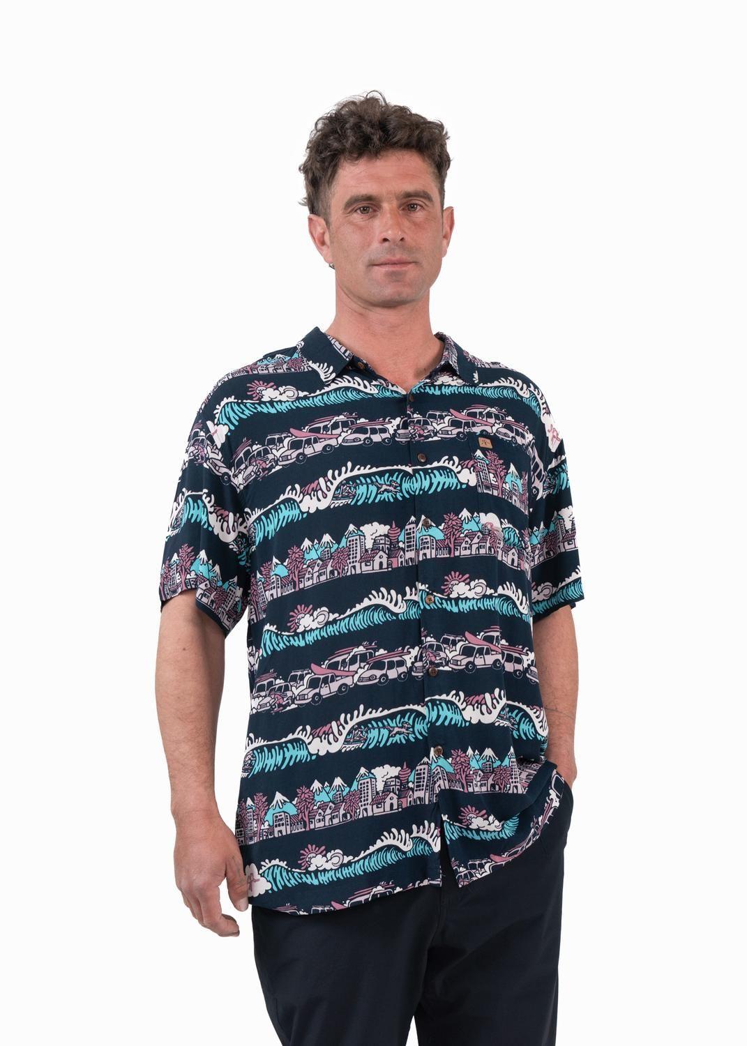 Guayabera Push Navy-0