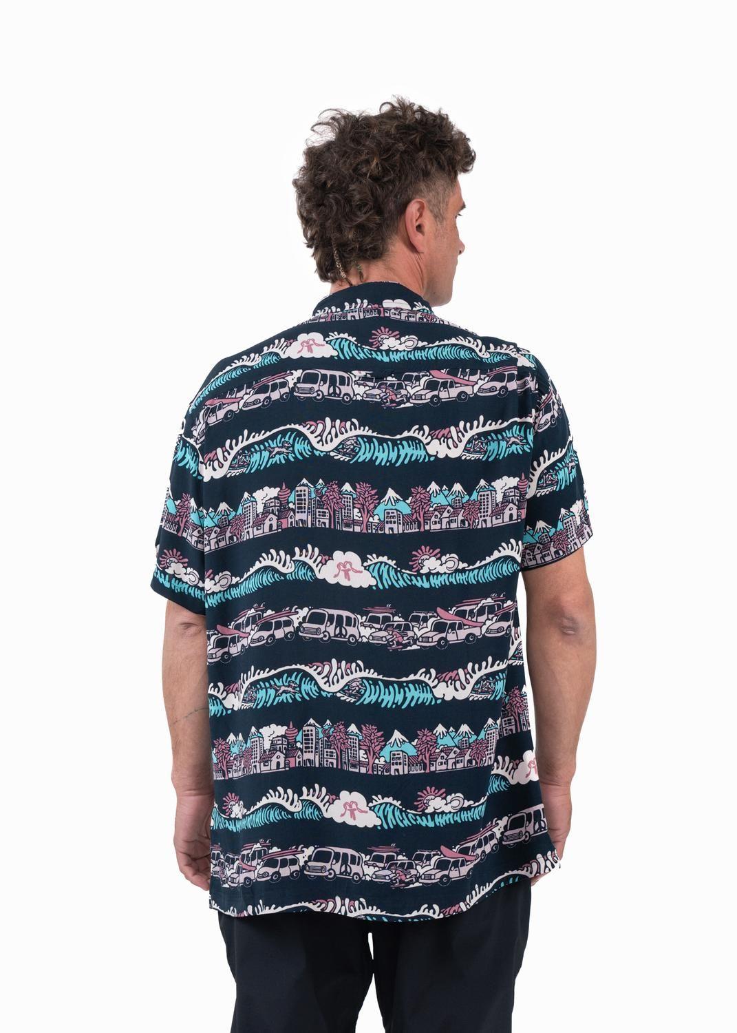 Guayabera Push Navy-1