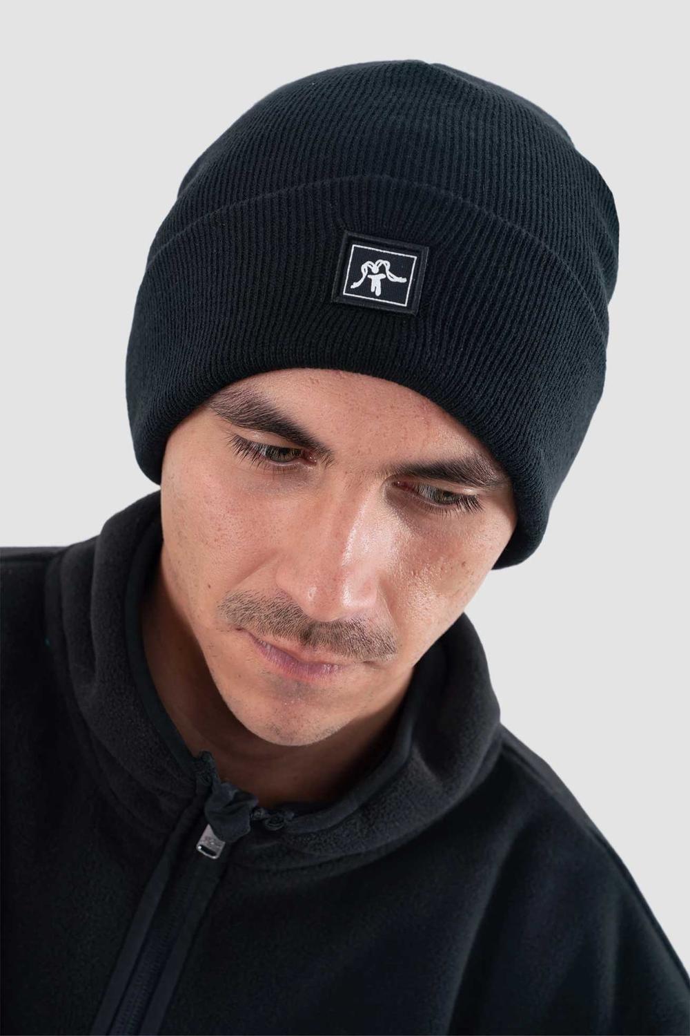 Gorro Beanie Logo Negro-1