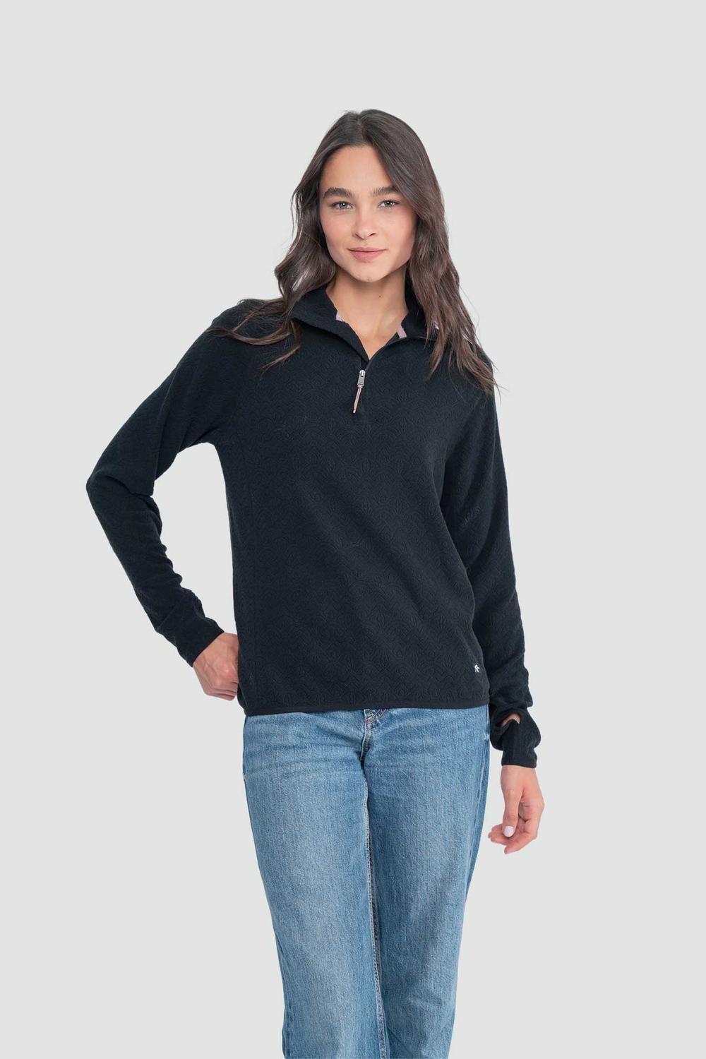 Micropolar Cipress Mujer - Negro-2