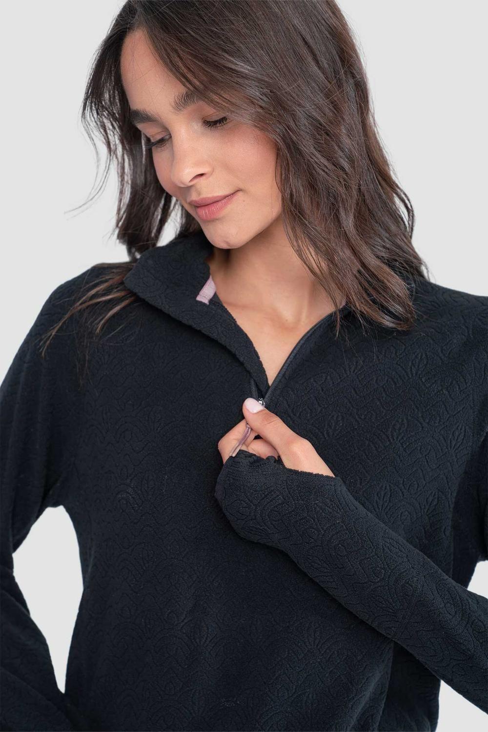 Micropolar Cipress Mujer - Negro-3