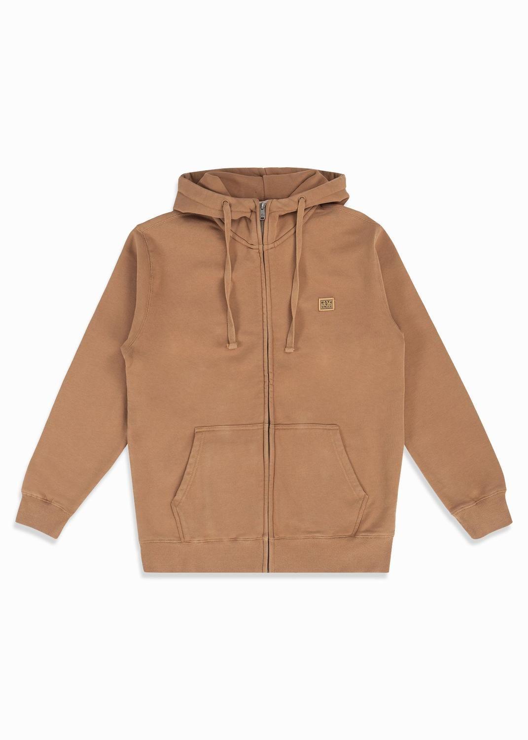 Polerón Hombre Full Zip Daily Tobacco-3