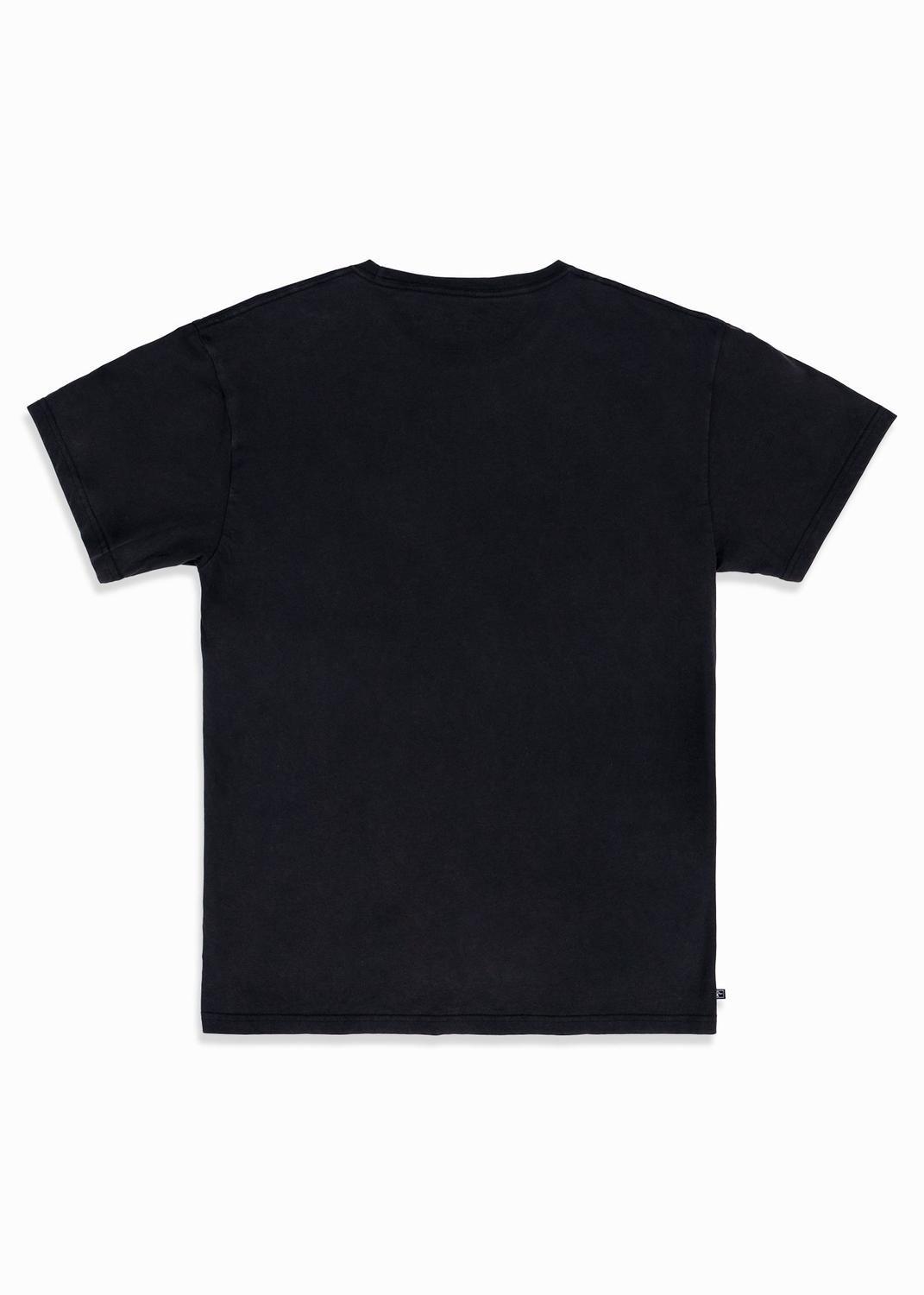 Polera Hombre Woven Negra-3