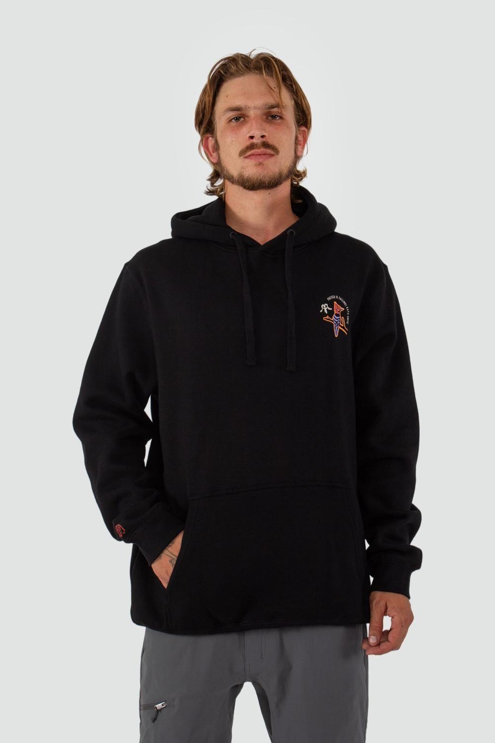 Polerón Hombre Hoodie Puesco Negro-0