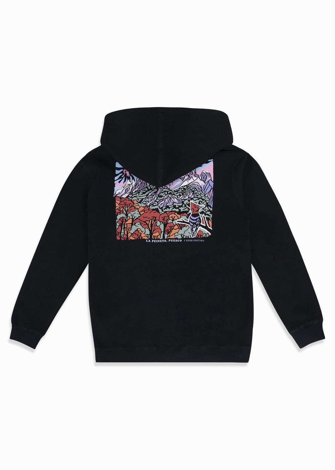 Polerón Hombre Hoodie Puesco Negro-3