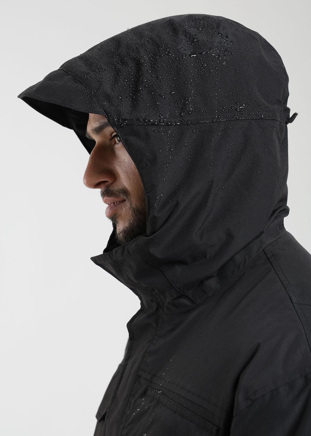 Parka Volcano Hombre Negro-2