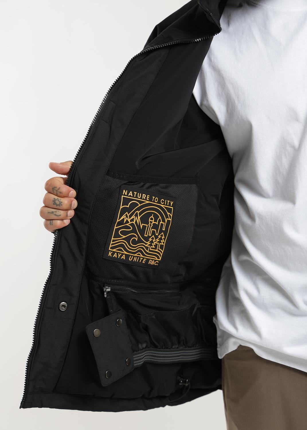 Parka Volcano Hombre Negro-3