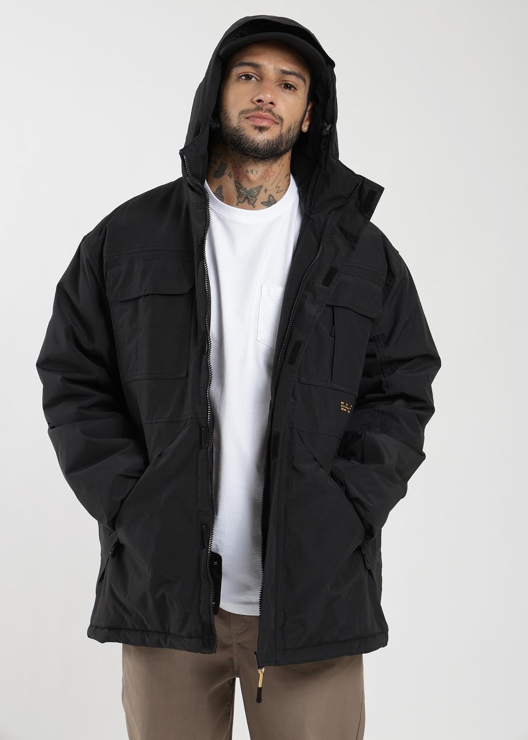 Parka Volcano Hombre Negro-5