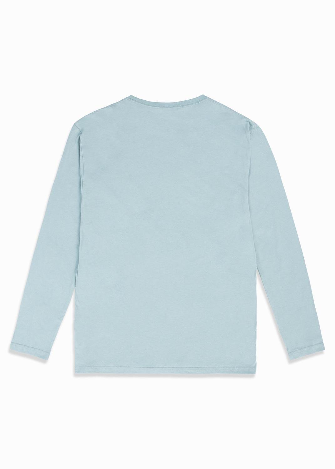 Polera Hombre Manga Larga Daily Soft Verde-3