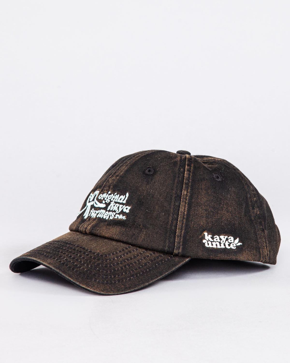 Cap Logo Dad Aqua Black-1