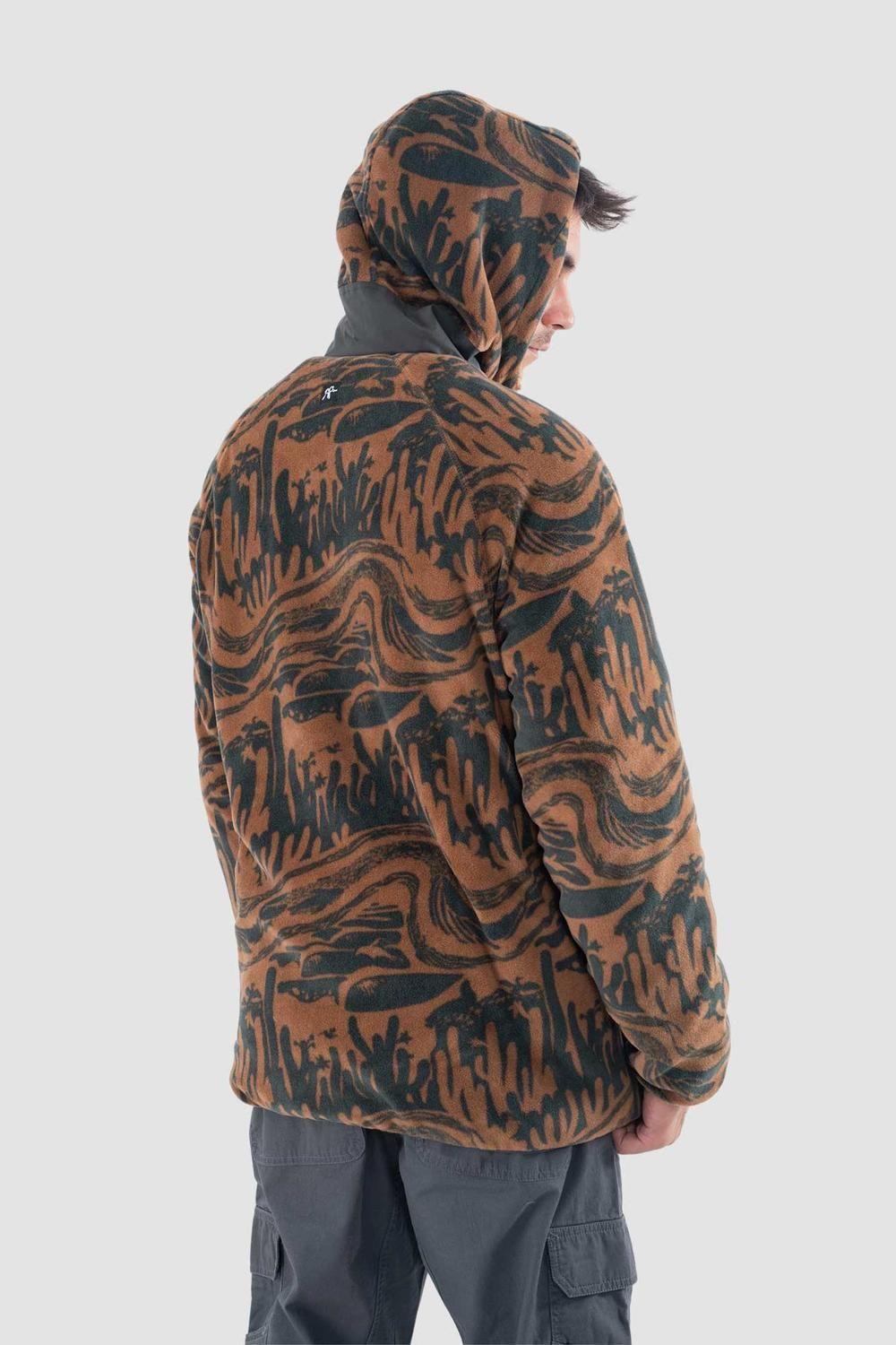 Polerón Chiporro Hombre Shaggy Grizzly Reversible Camel-5
