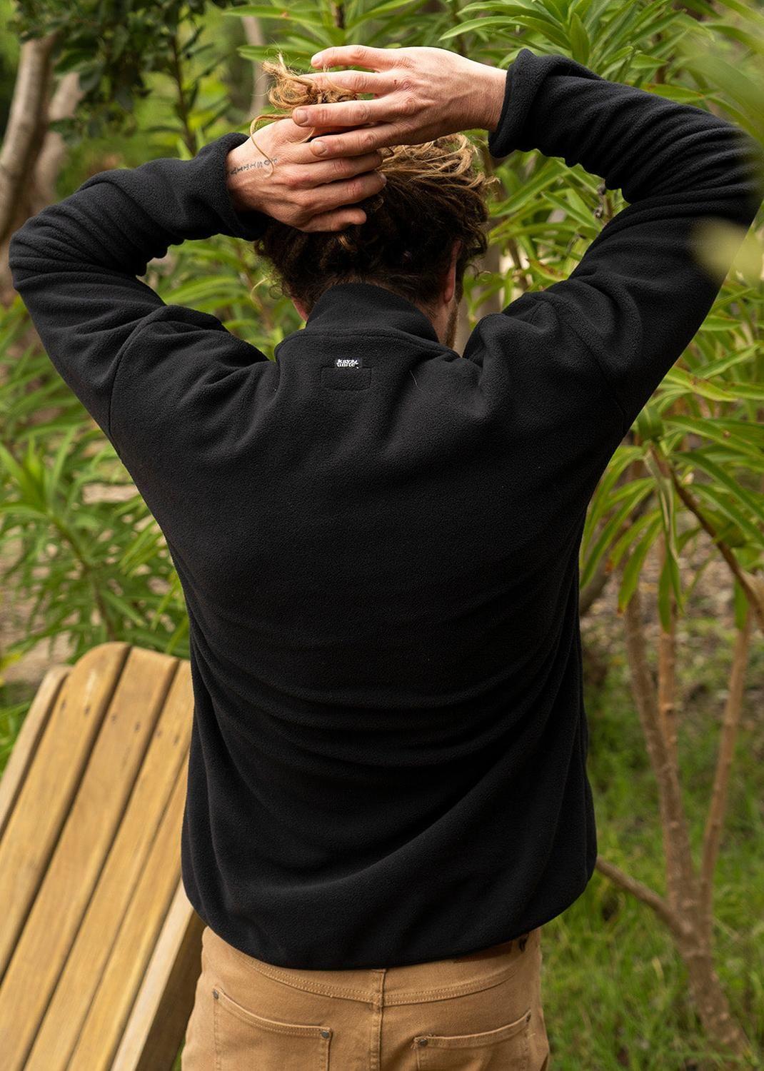 Polar Hombre Half Zip Black-5