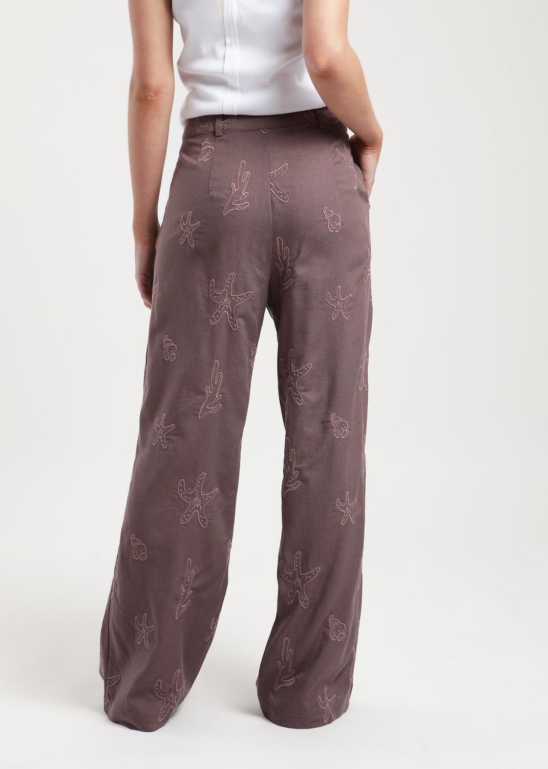 Pantalón Mujer Bordado-2