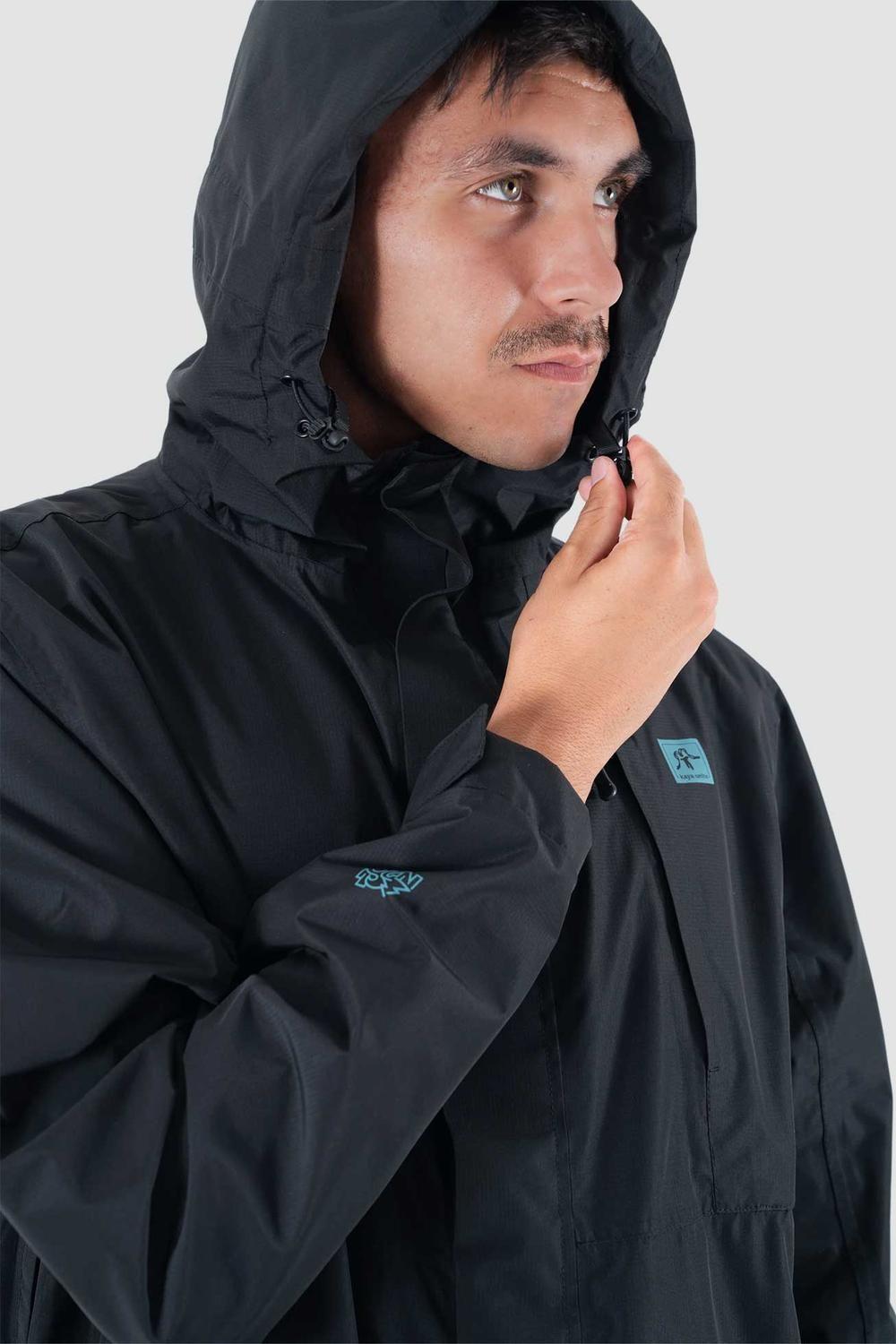 Impermeable Hombre Nortazo 10.000:10.000 Negro-2