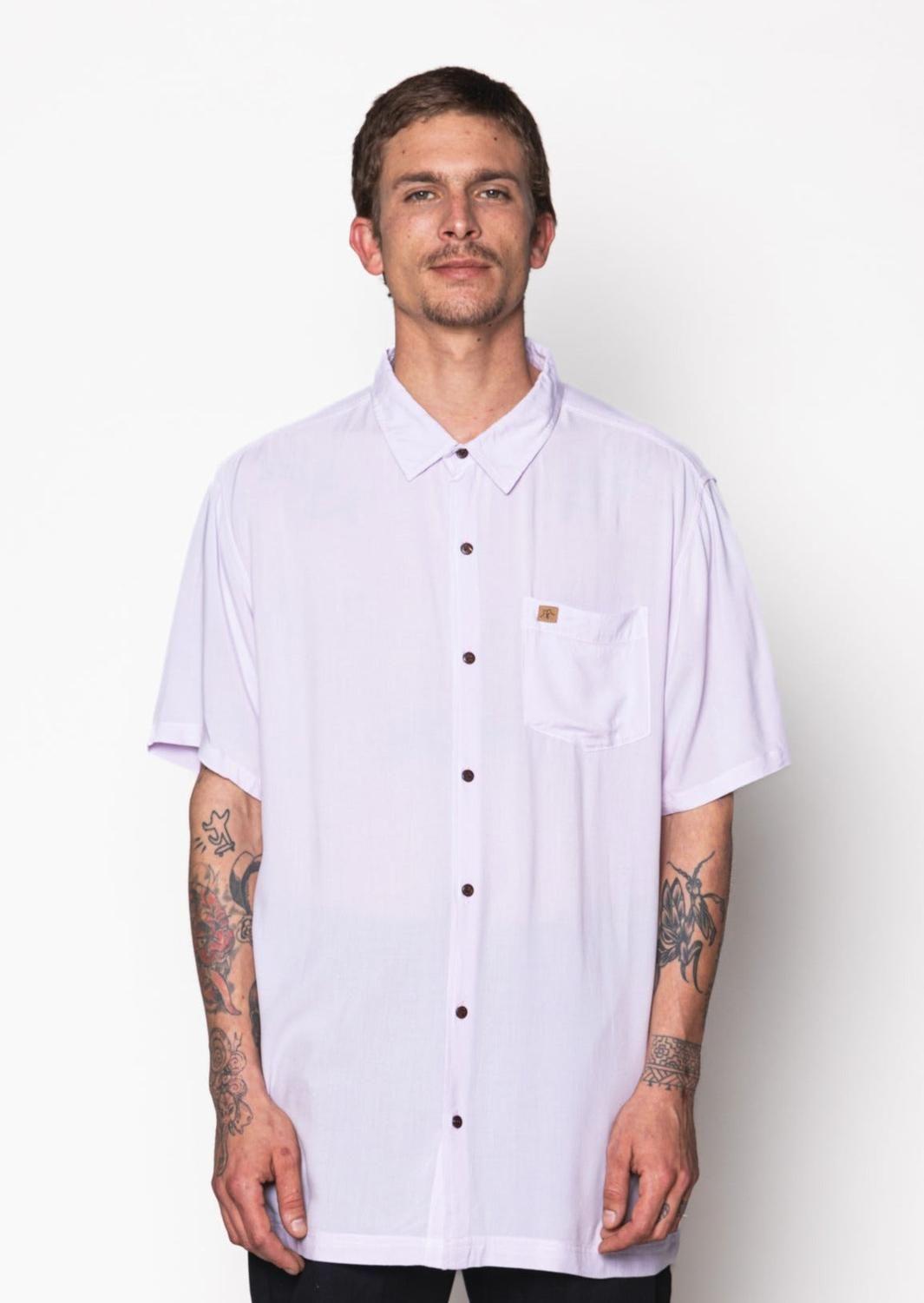 Camisa Viscose Solid Dirty Pink-0