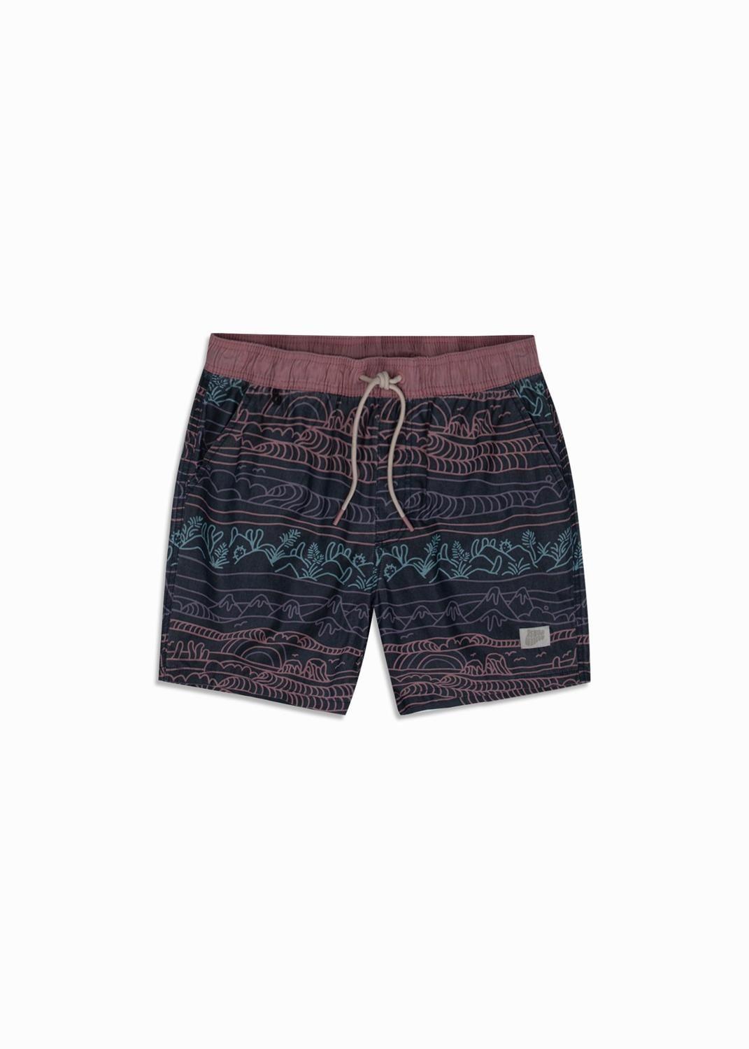 Traje de Baño Volley West Navy-1