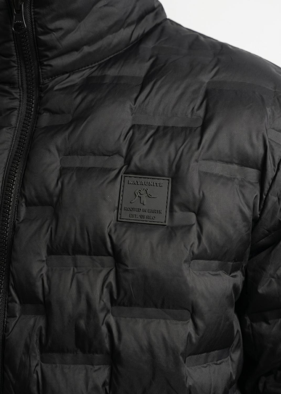 Parka Solid Hombre Negro-2