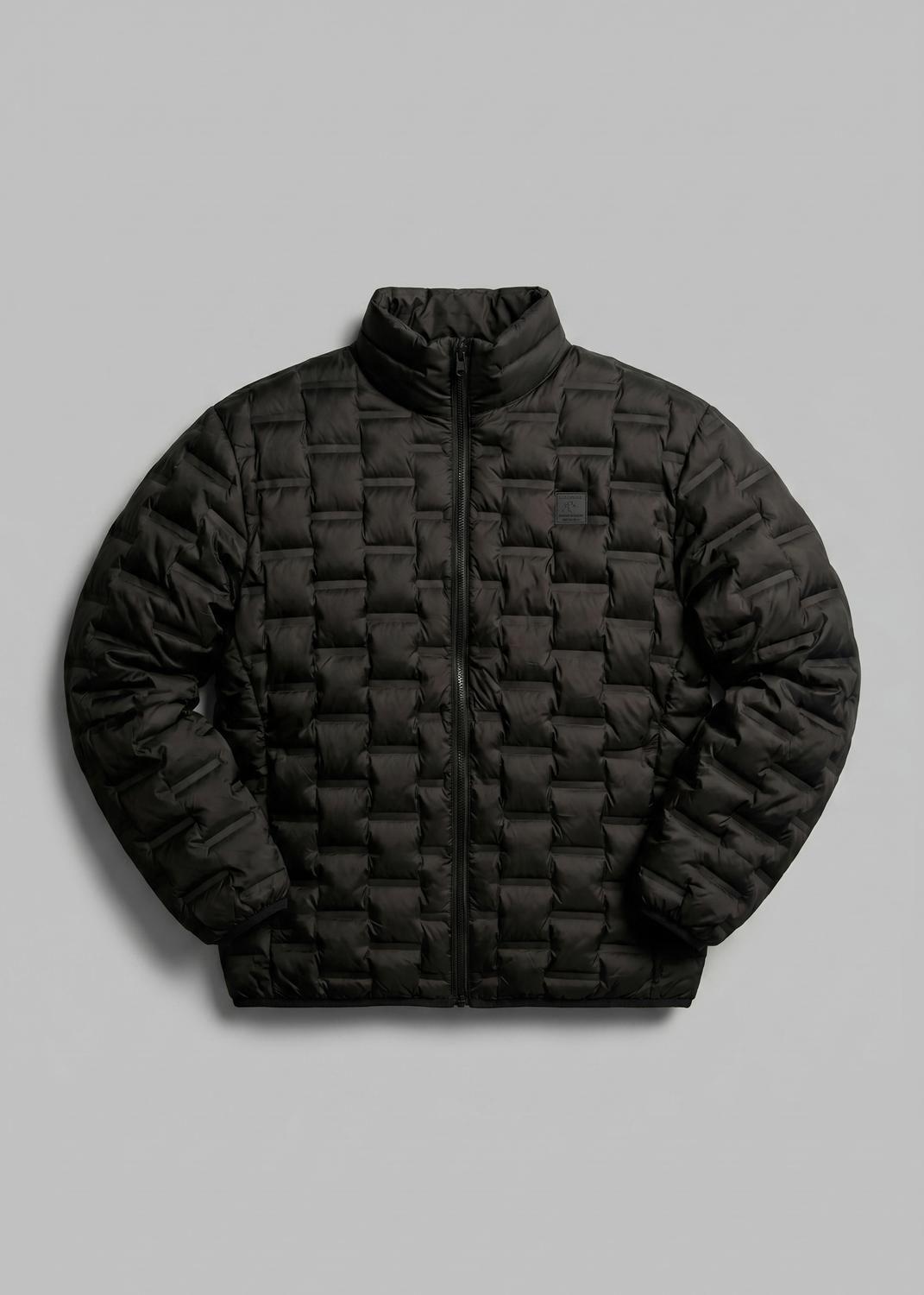 Parka Solid Hombre Negro-5