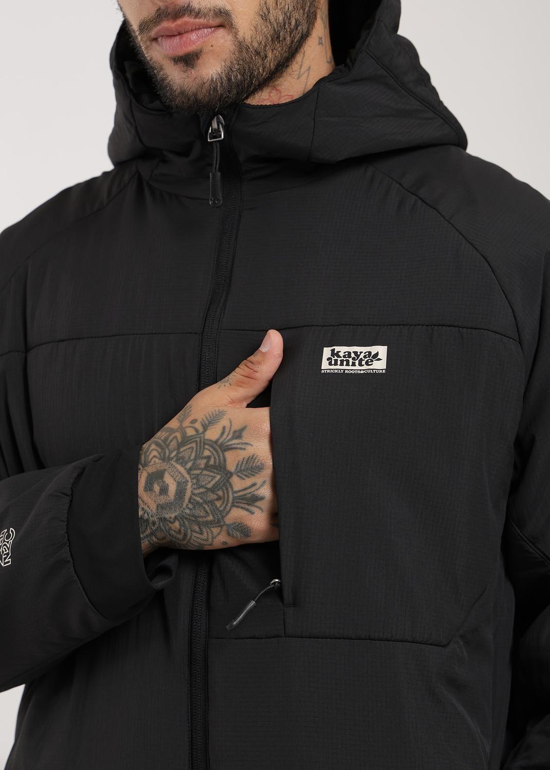 Parka Aysen Autoempacable Hombre Negro-2