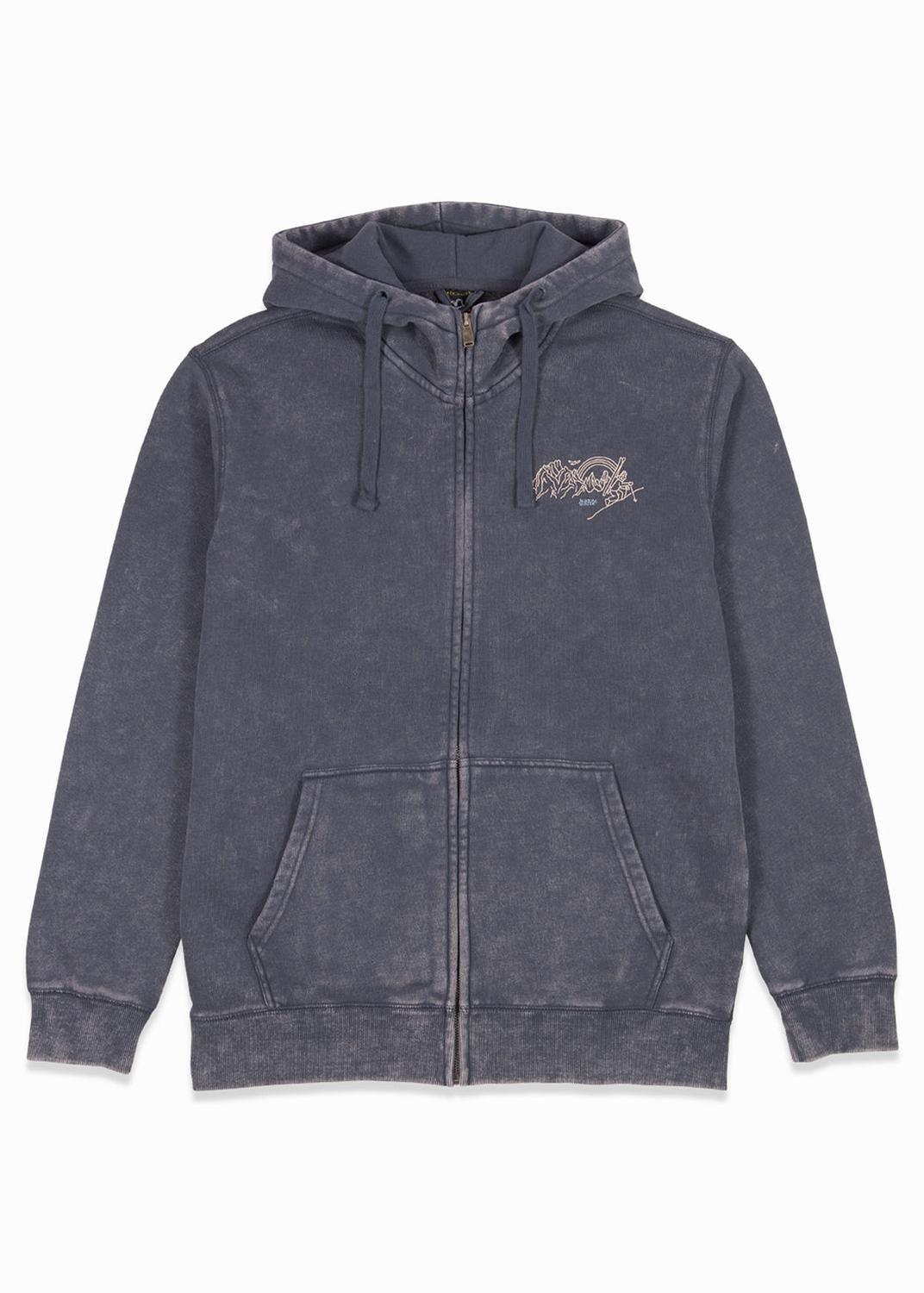 Polerón Hombre Full Zip Relax Navy-2