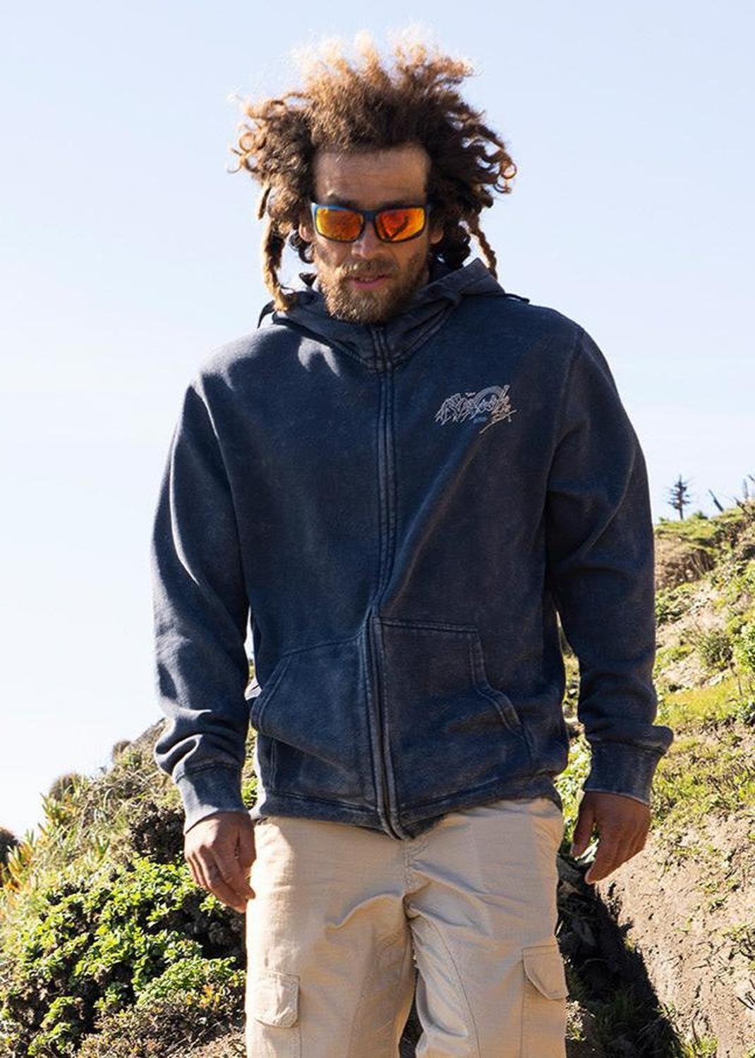 Polerón Hombre Full Zip Relax Navy-5