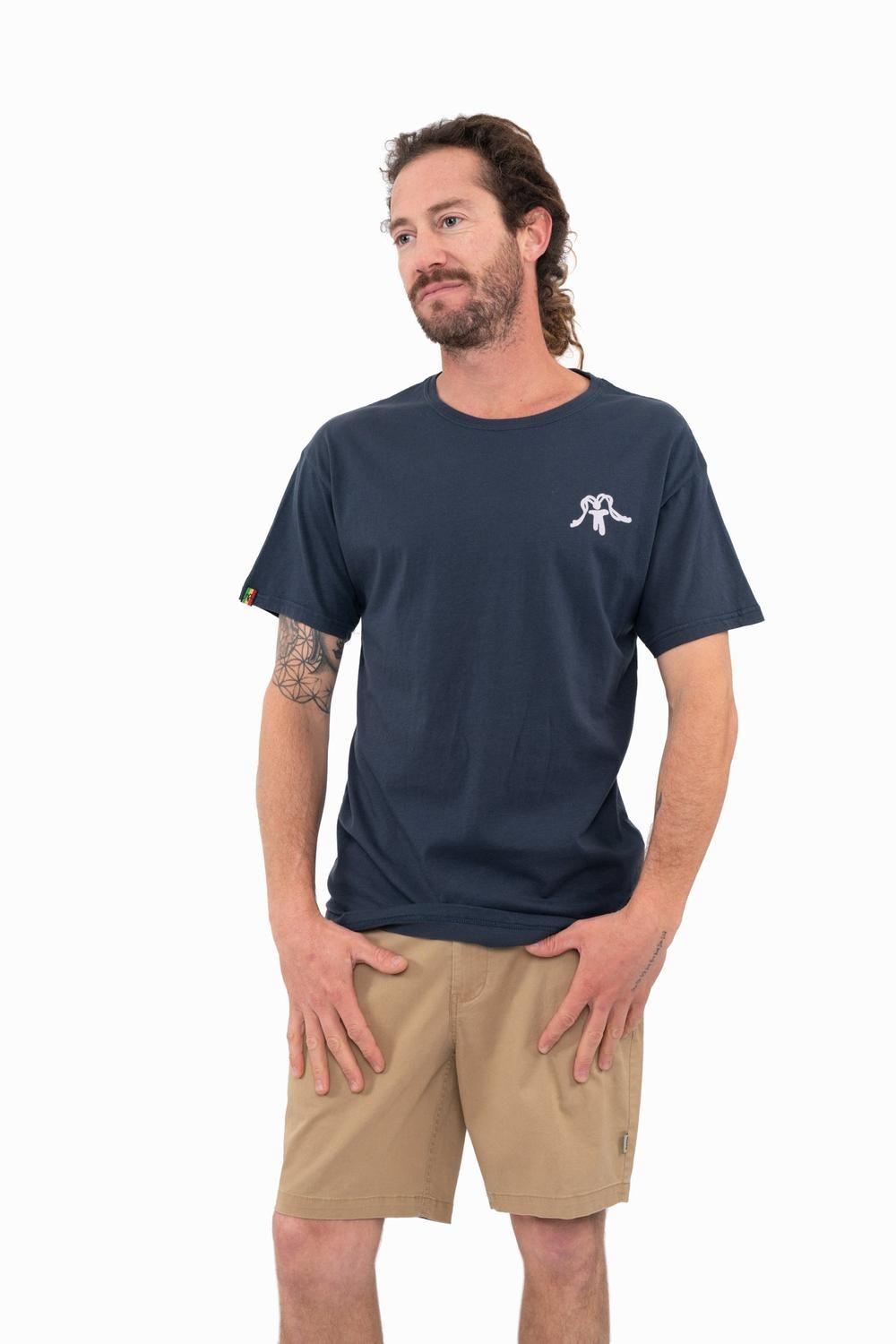 Polera Hombre Trees Navy-0