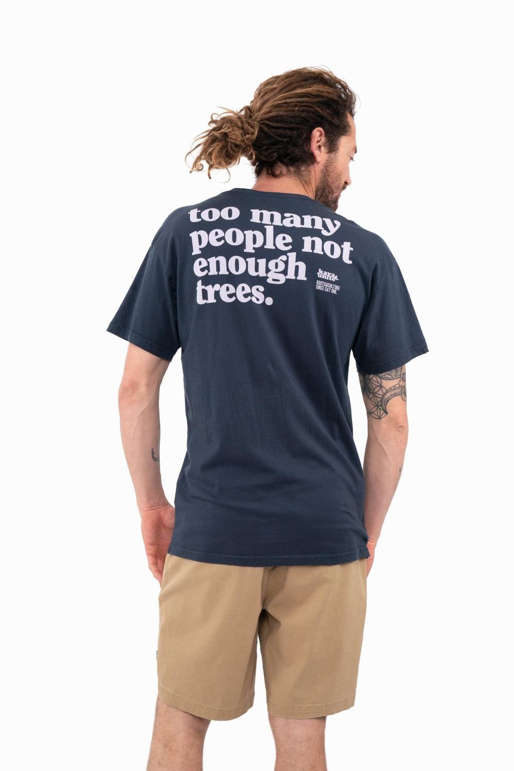 Polera Hombre Trees Navy-1