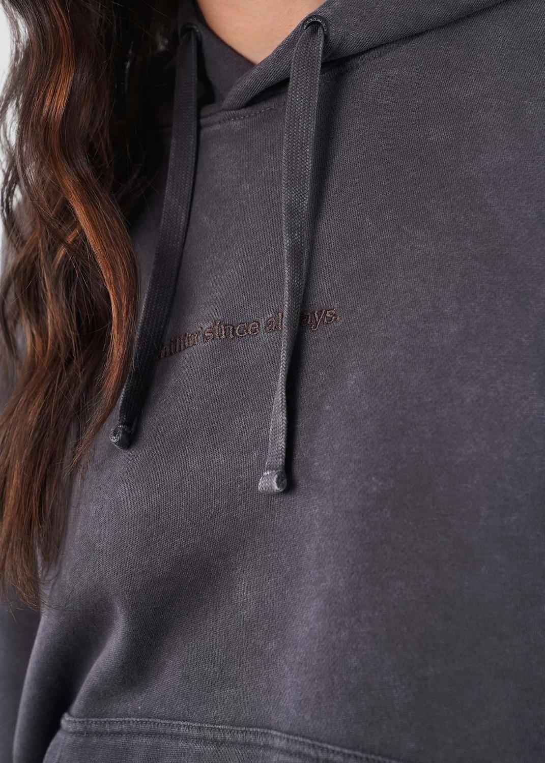 Polerón Hoodie Mujer Chilling Negro-2