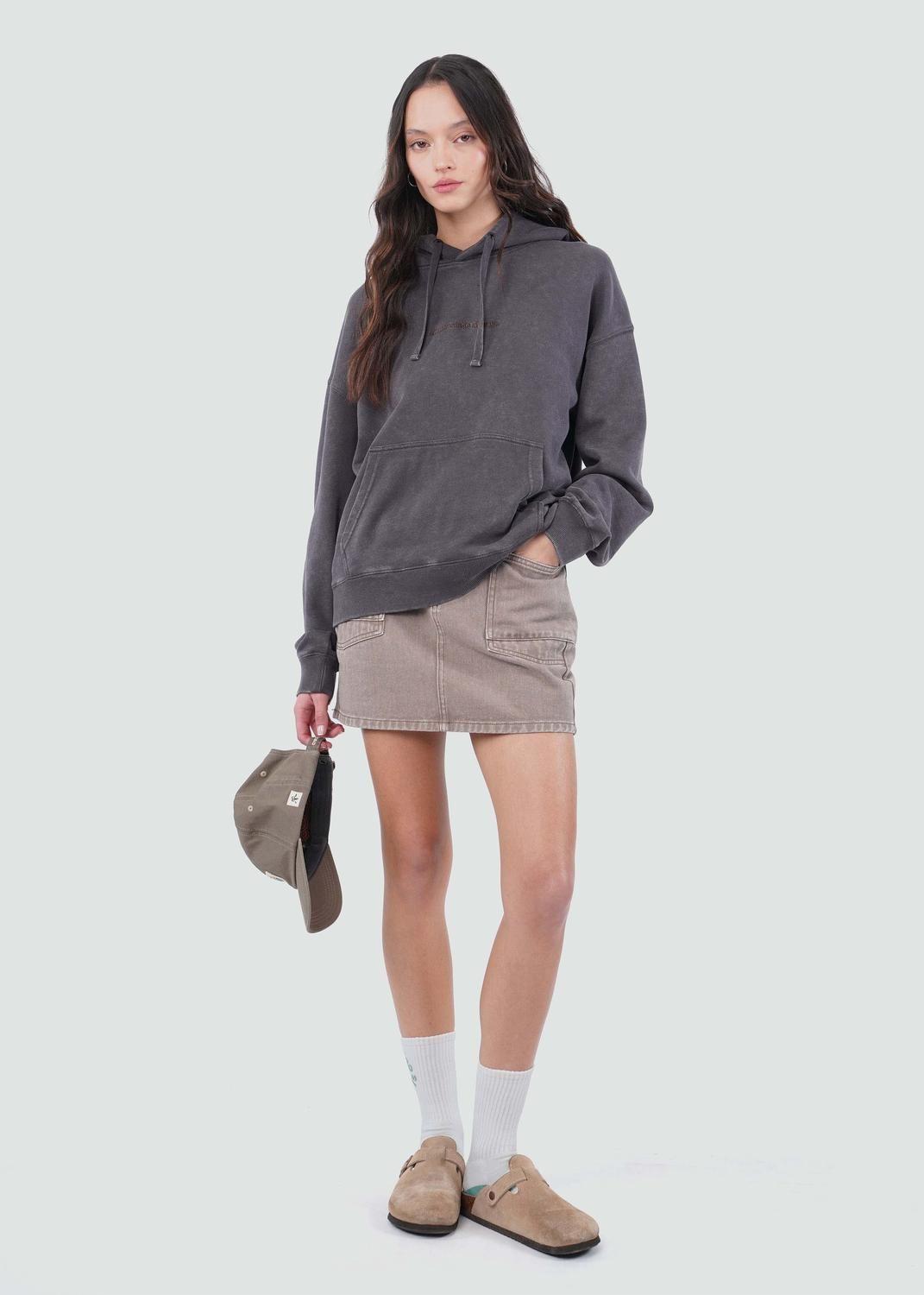 Polerón Hoodie Mujer Chilling Negro-3