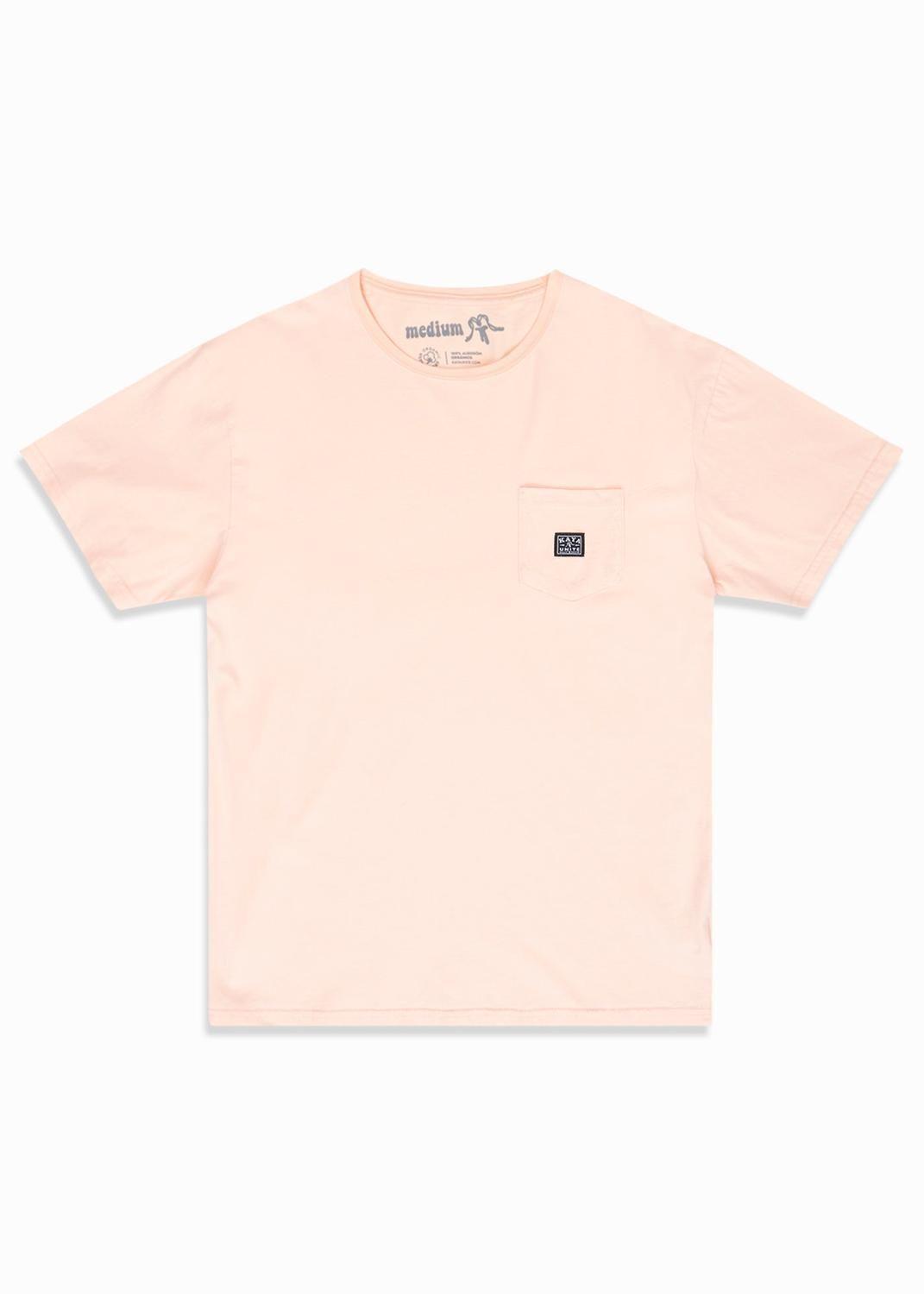 Polera Hombre Orgánica Daily Peach-2
