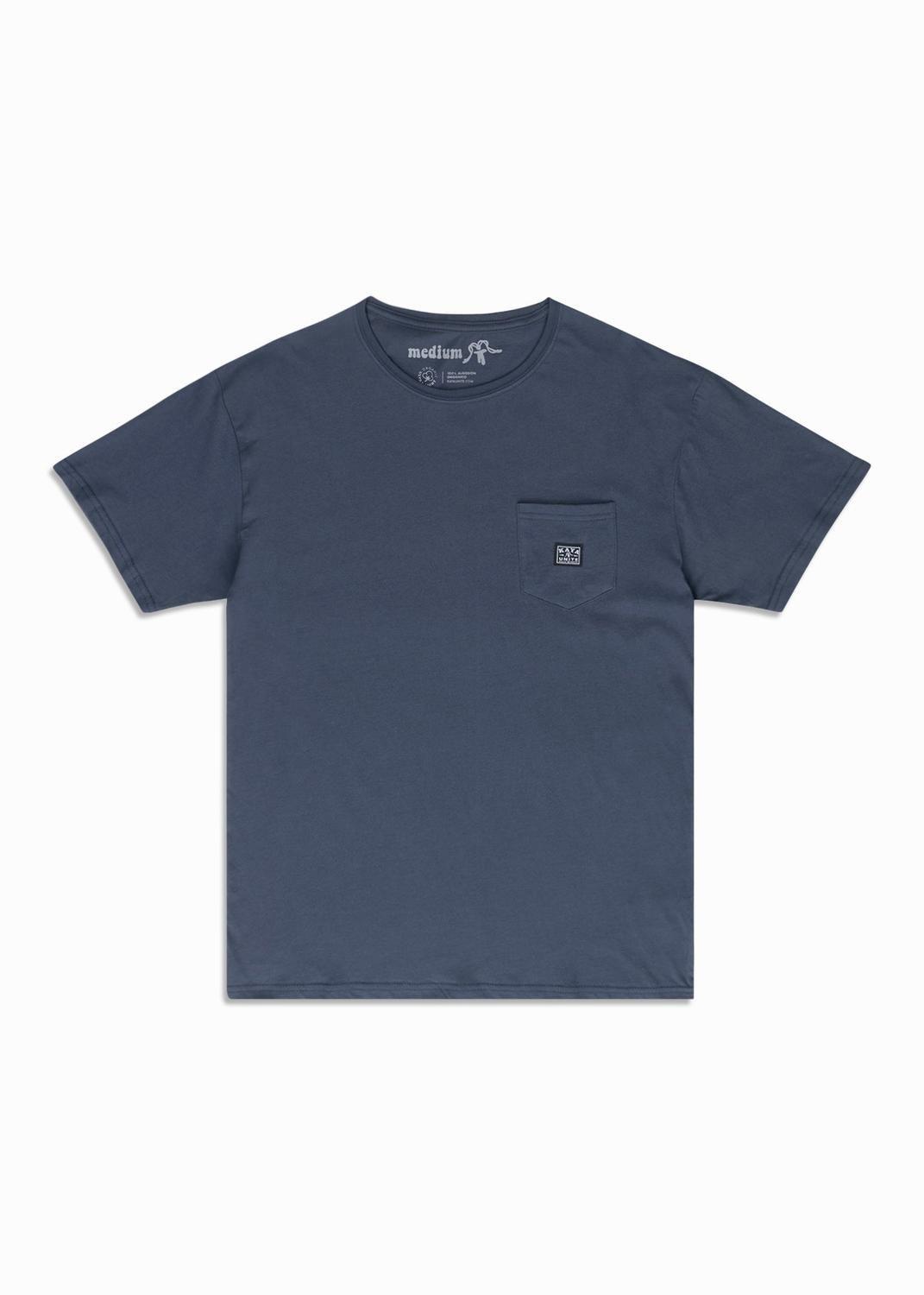 Polera Hombre Orgánica Daily Navy-2