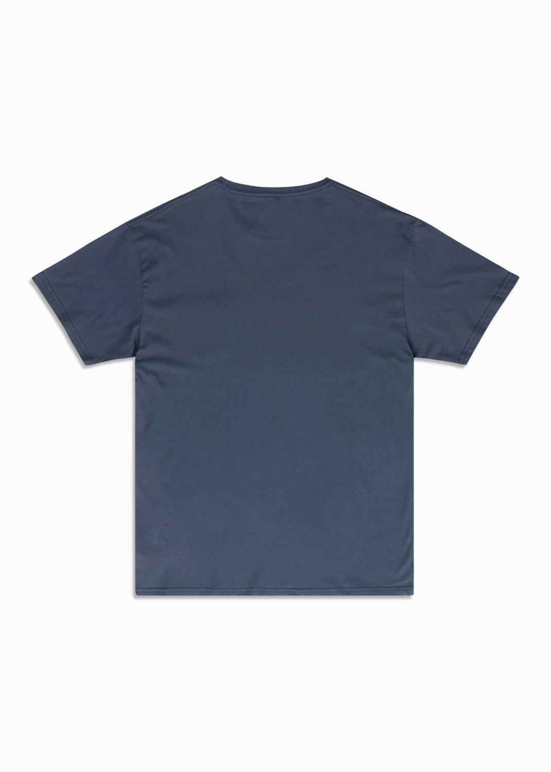 Polera Hombre Orgánica Daily Navy-3