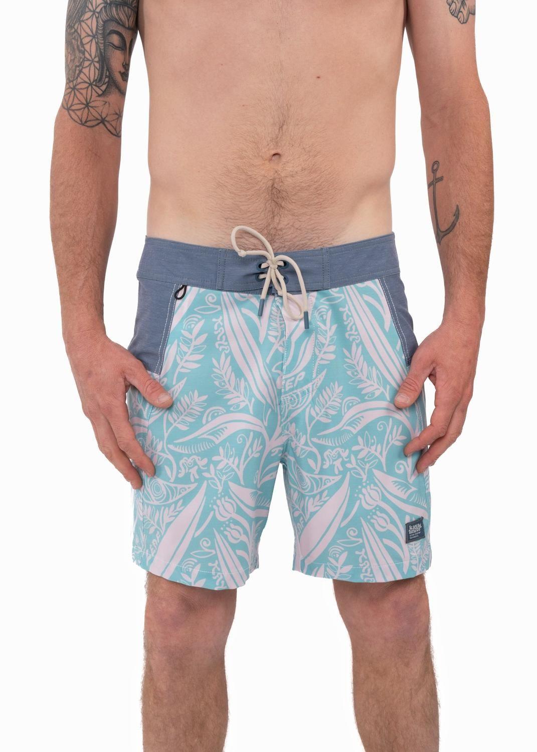 Traje de Baño Boardshort Leaf Calipso-0