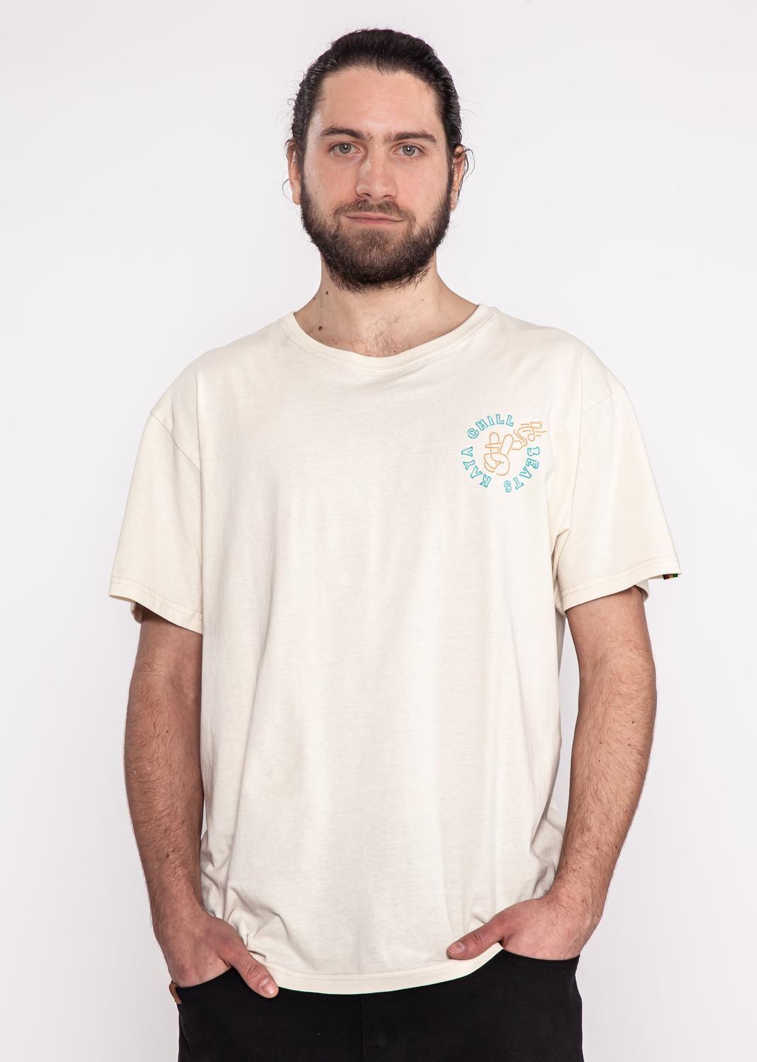 Polera Hombre Chill Cream-0