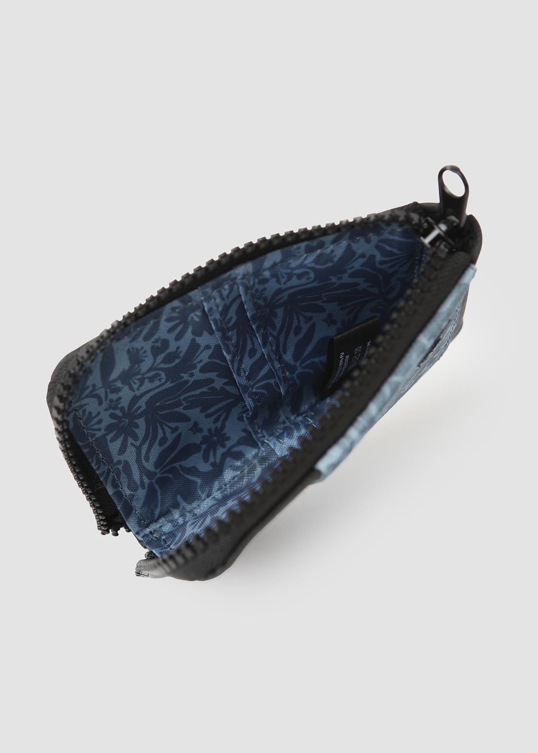 Billetera Zipper Print Azul-3