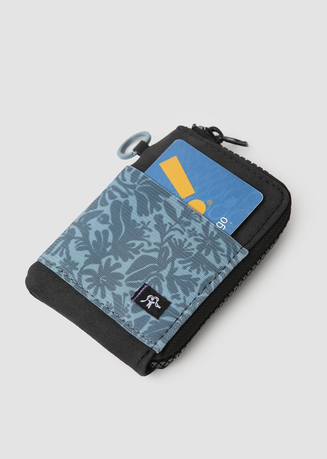 Billetera Zipper Print Azul-5