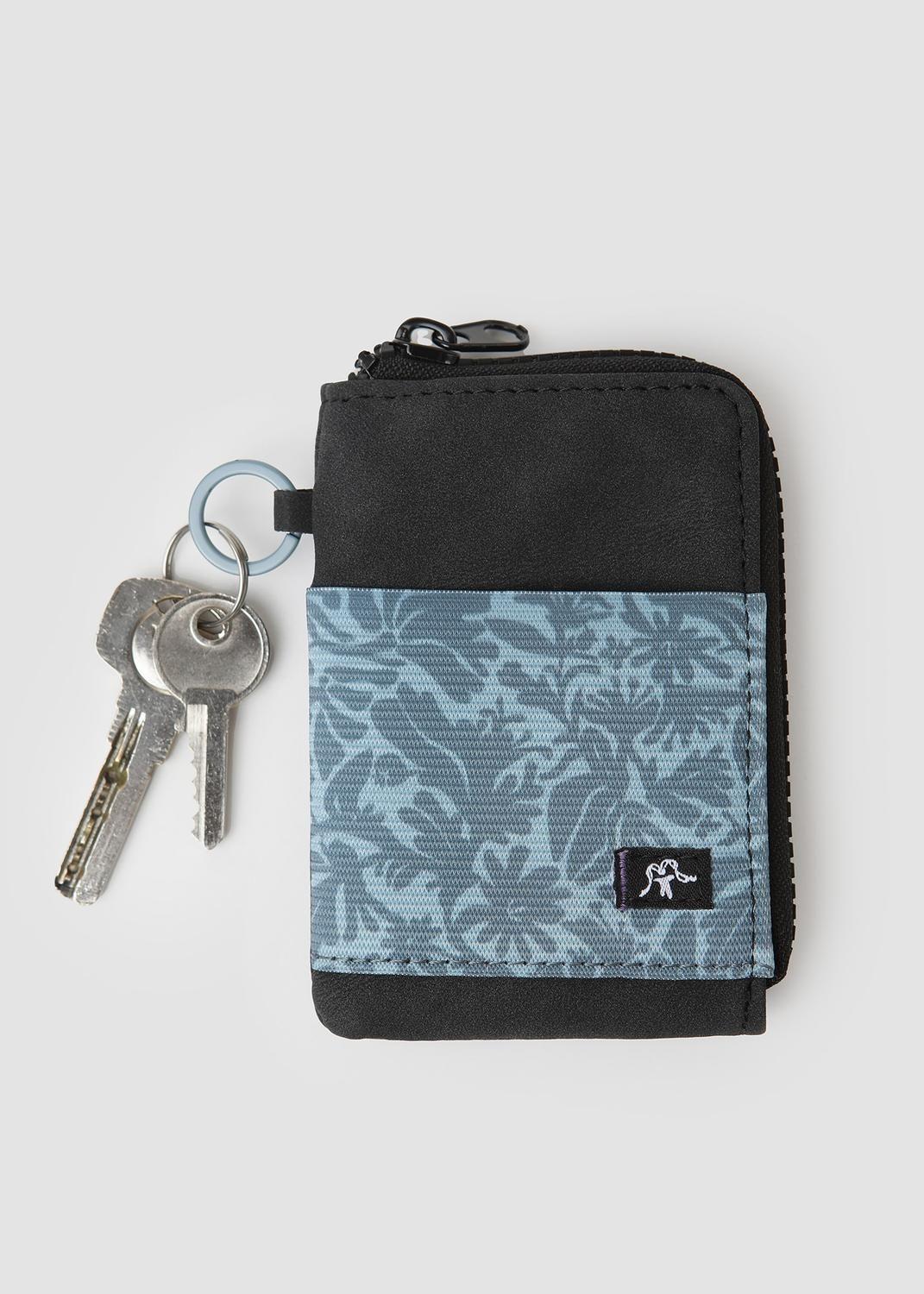 Billetera Zipper Print Azul-6