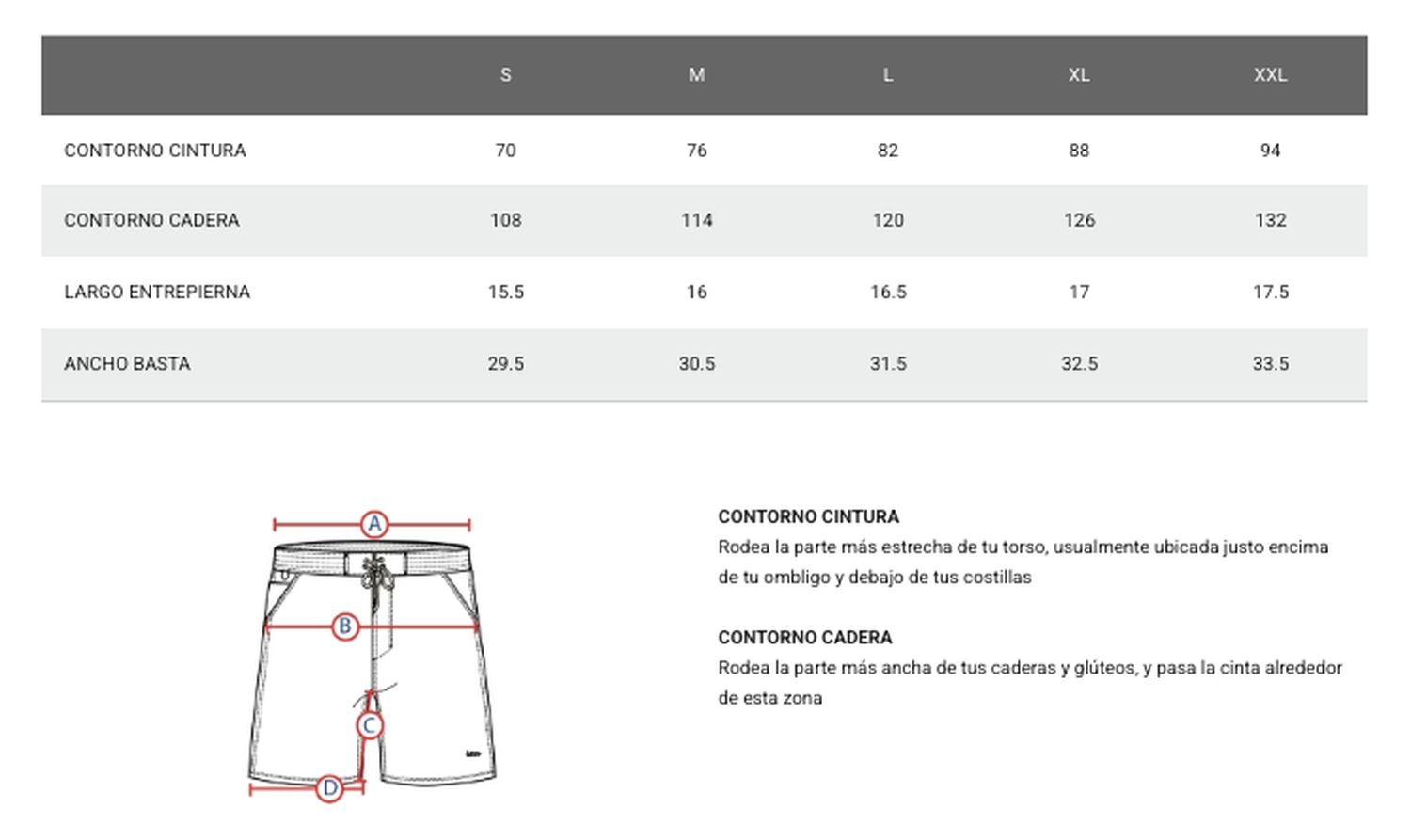 Traje de Baño Boardshort Solid Negro-3