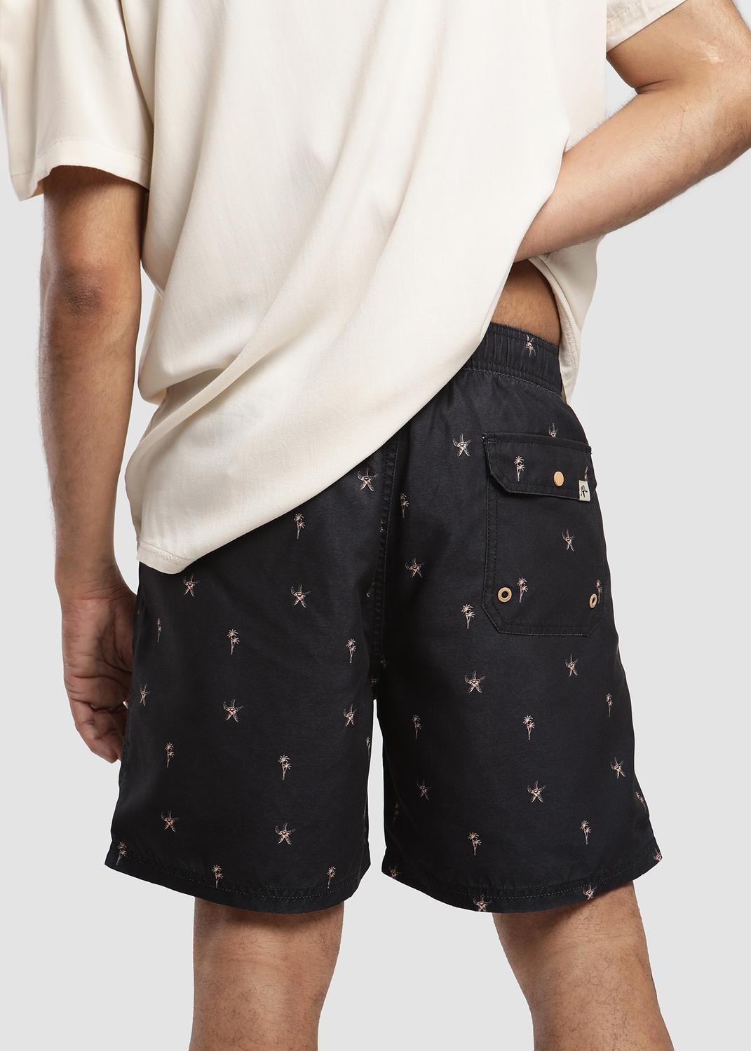 Traje de Baño Hombre Volley Summer Negro-2