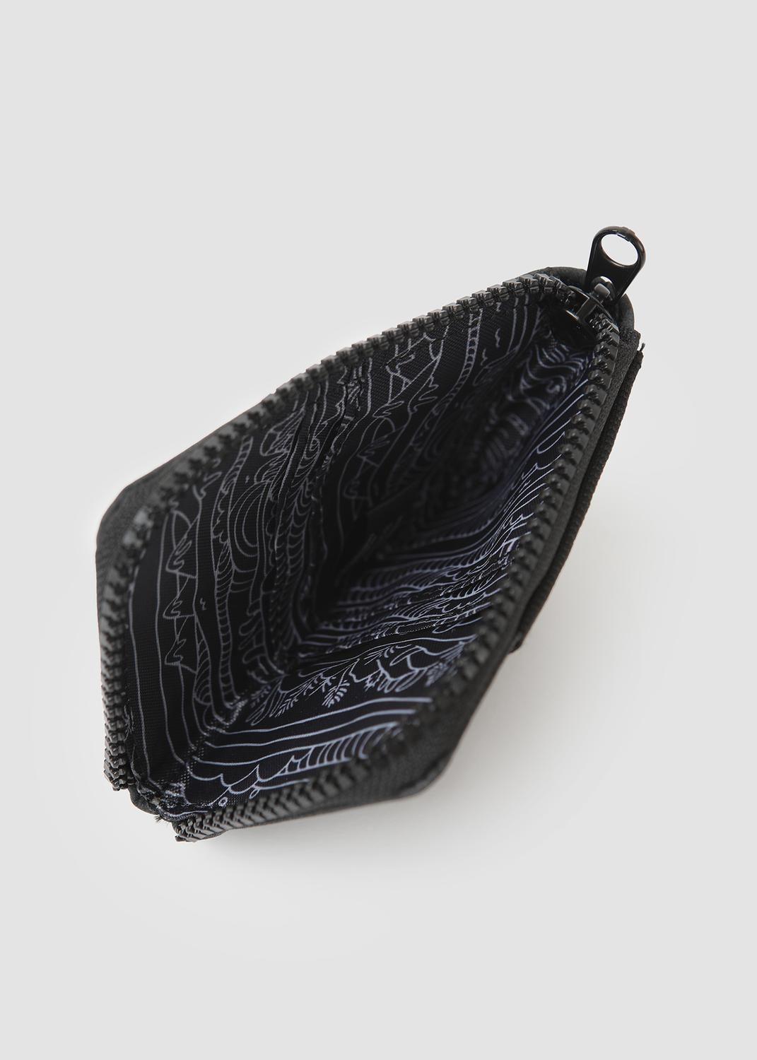 Billetera Zipper Negro-3