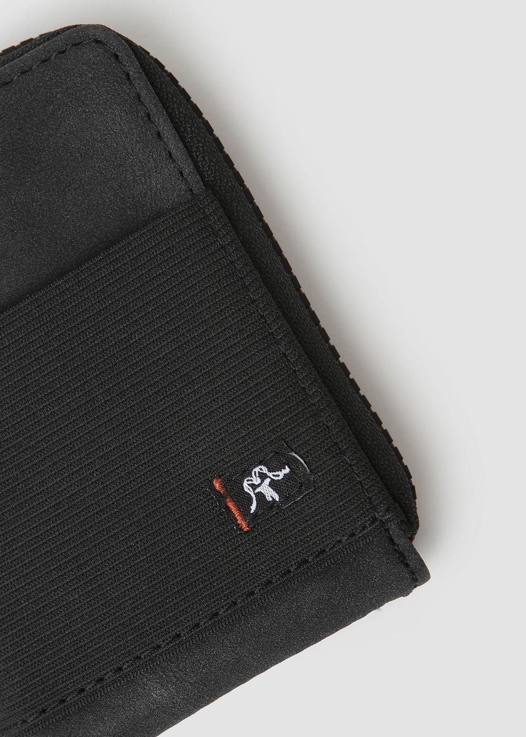 Billetera Zipper Negro-4