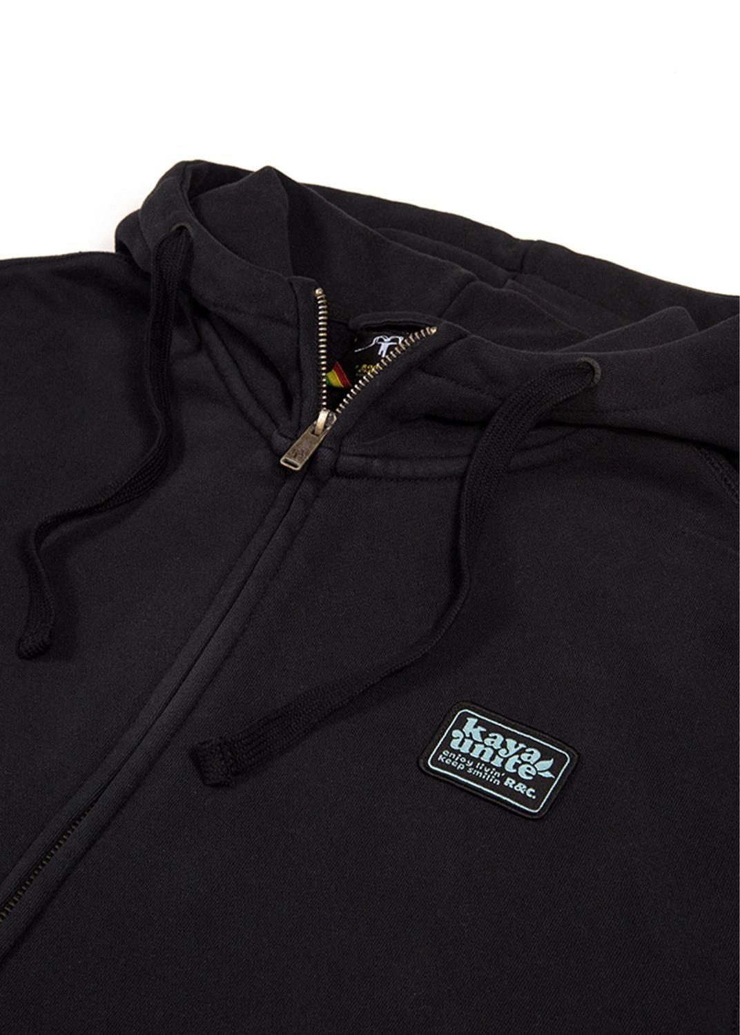 Polerón Hombre Full Zip Kaya Black-5