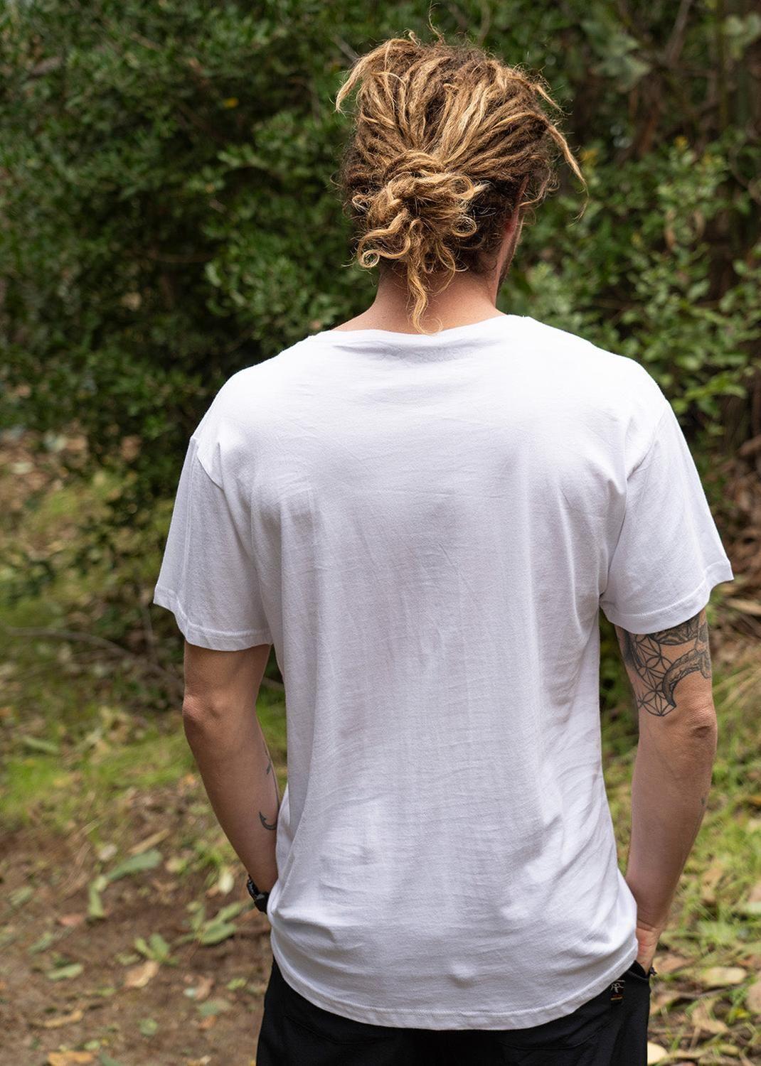 Polera Hombre Orgánica Classy White-5