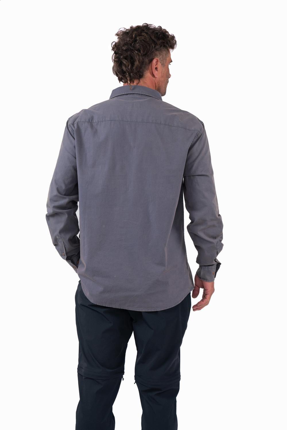 Camisa Long Cotton Navy-1