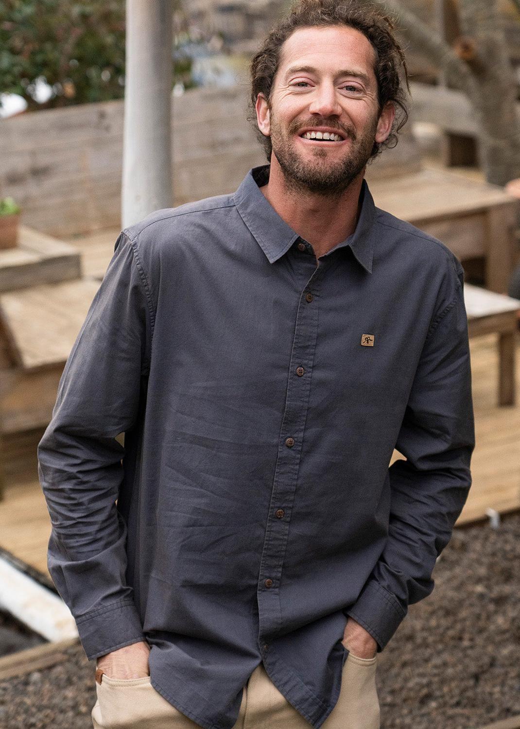 Camisa Long Cotton Navy-6