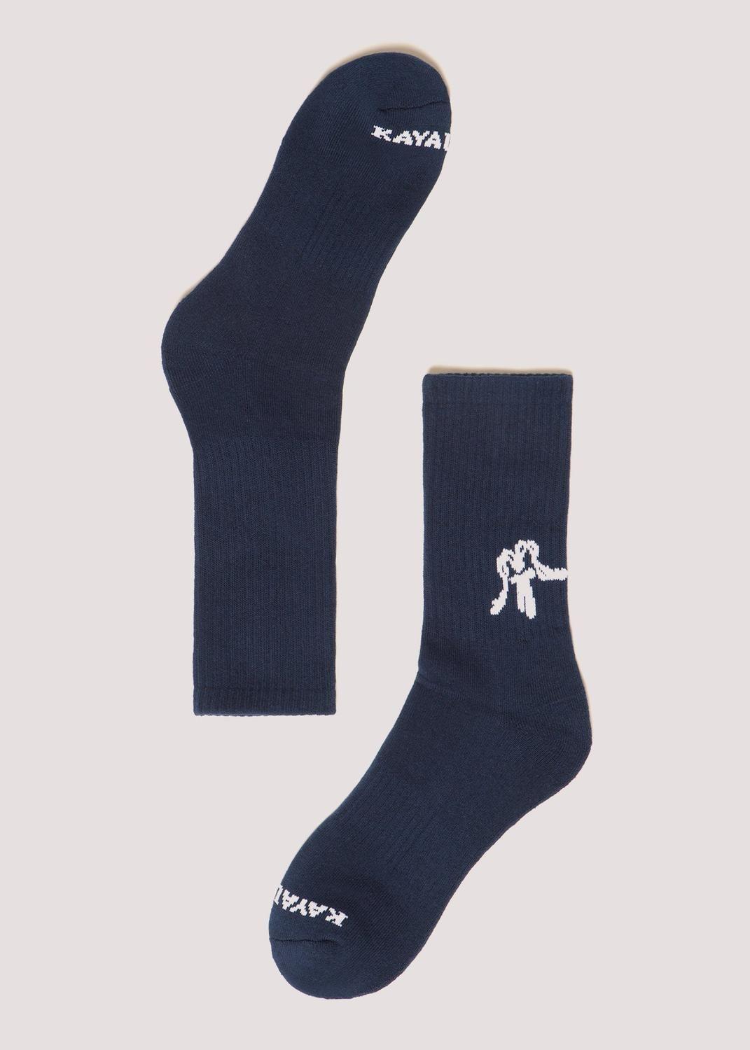 Calcetines Logo Navy-0