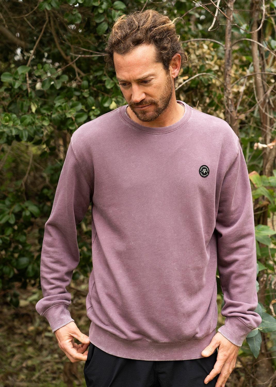 Polerón Hombre Crewneck Hi Malva-3