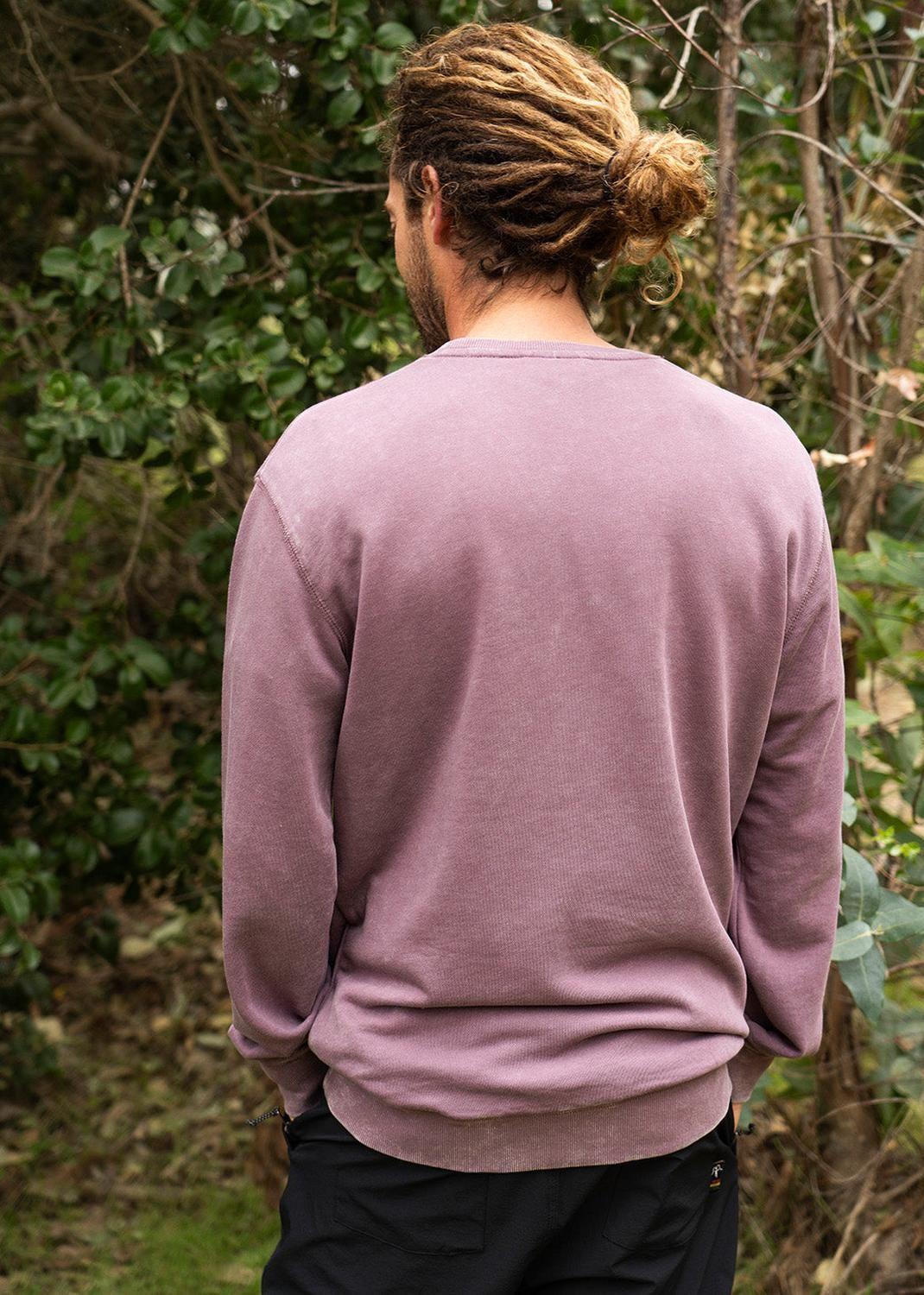 Polerón Hombre Crewneck Hi Malva-4