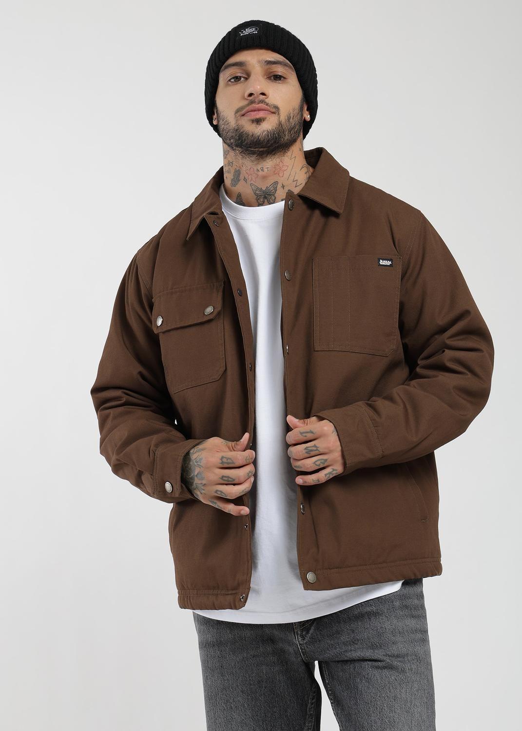 Chaqueta Clásica Fur Canva Hombre-0