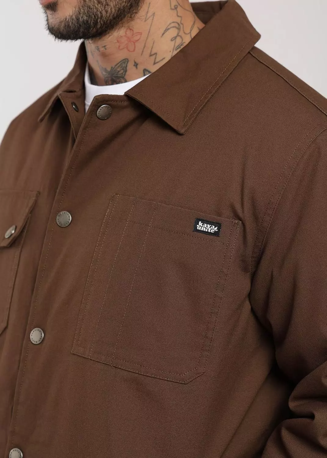 Chaqueta Clásica Fur Canva Hombre-2